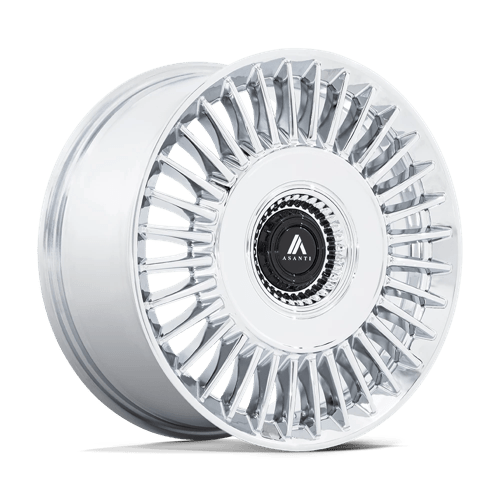 Asanti Black AB40 20x9 5x108/112 Chrome Wheel — Fits Various 5-Lug Vehicles