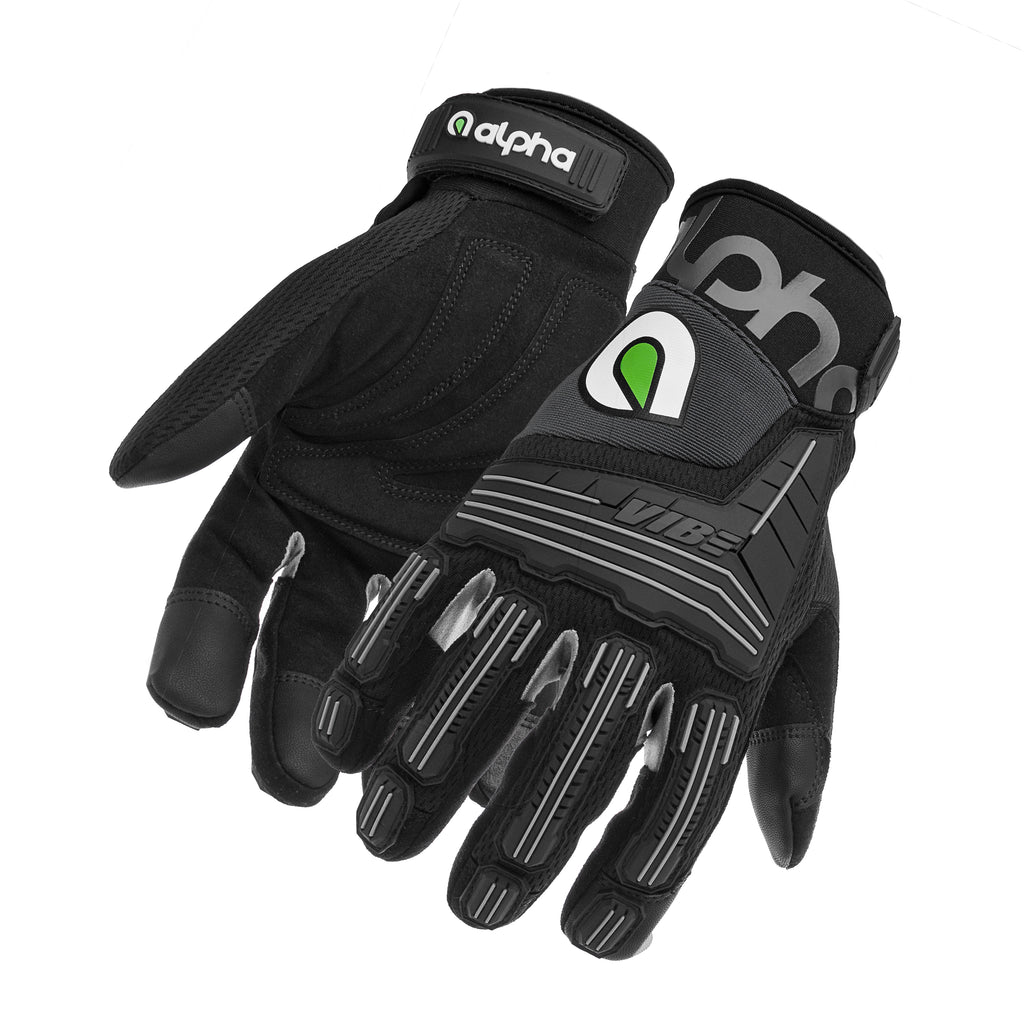 Alpha Gloves VIBE Impact Black Large