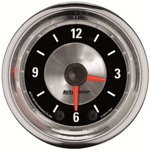 Load image into Gallery viewer, AutoMeter GAUGE, CLOCK, 2 1/16&quot;, 12HR, ANALOG, AMERICAN MUSCLE