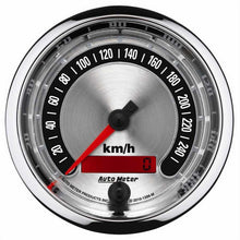 Cargar imagen en el visor de la galería, AutoMeter GAUGE, SPEEDO., 3 3/8&quot; , 260KM/H, ELEC. PROGRAMMABLE, AMERICAN MUSCLE