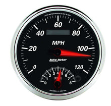 Cargar imagen en el visor de la galería, AutoMeter GAUGE, TACH/SPEEDO, 5&quot;, 120MPH &amp; 8K RPM, ELEC. PROGRAM, DESIGNER BLACK II