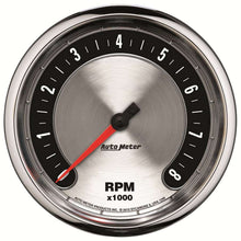 Load image into Gallery viewer, AutoMeter GAUGE, TACHOMETER, 5&quot;, 8K RPM, IN-DASH, AMERICAN MUSCLE