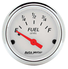 Cargar imagen en el visor de la galería, 2-1/16in A/W Fuel Level Gauge - GM 0-90 Ohms