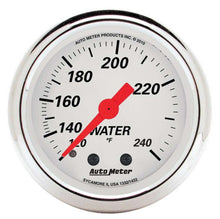 Cargar imagen en el visor de la galería, 2-1/16 A/W Water Temp Gauge 120-240 Degrees