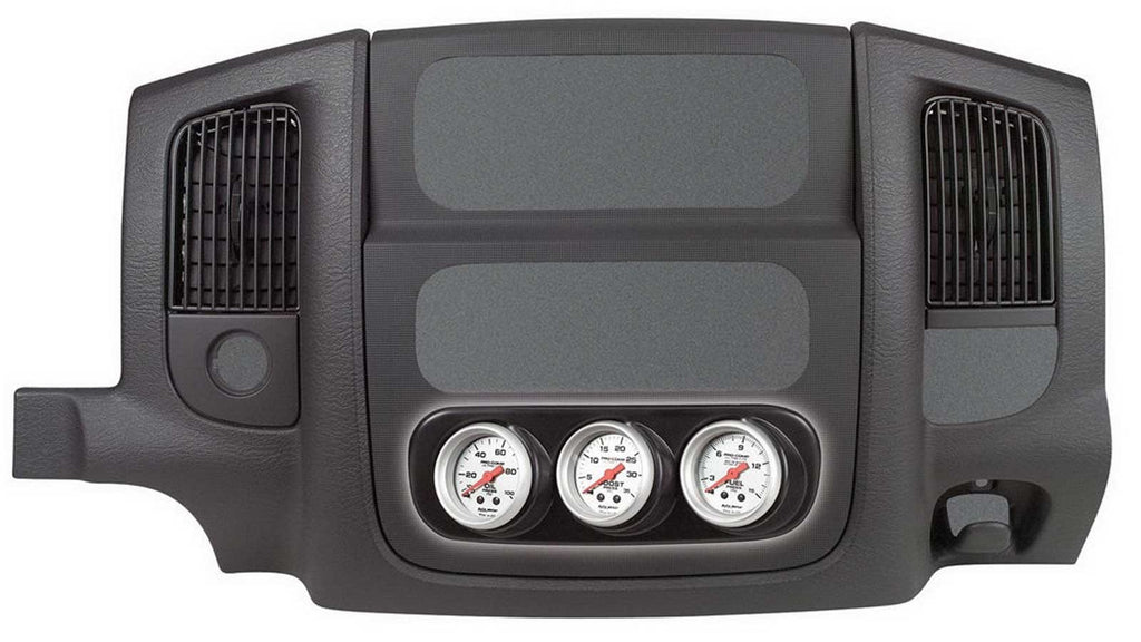 AutoMeter GAUGE MOUNT, DASH CONSOLE BEZEL, TRIPLE, 2 1/16", DODGE RAM 03-05