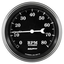 Cargar imagen en el visor de la galería, 3-3/8 Tachometer 8000 RPM Old Tyme In-Dash