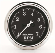 Cargar imagen en el visor de la galería, Gauge Tachometer 2 1/16i n 7k RPM In-Dash Black B