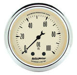 AutoMeter Traditional incandescent lighting illuminates around the perimeter of the dial