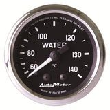 AutoMeter Traditional incandescent lighting illuminates around the perimeter of the dial