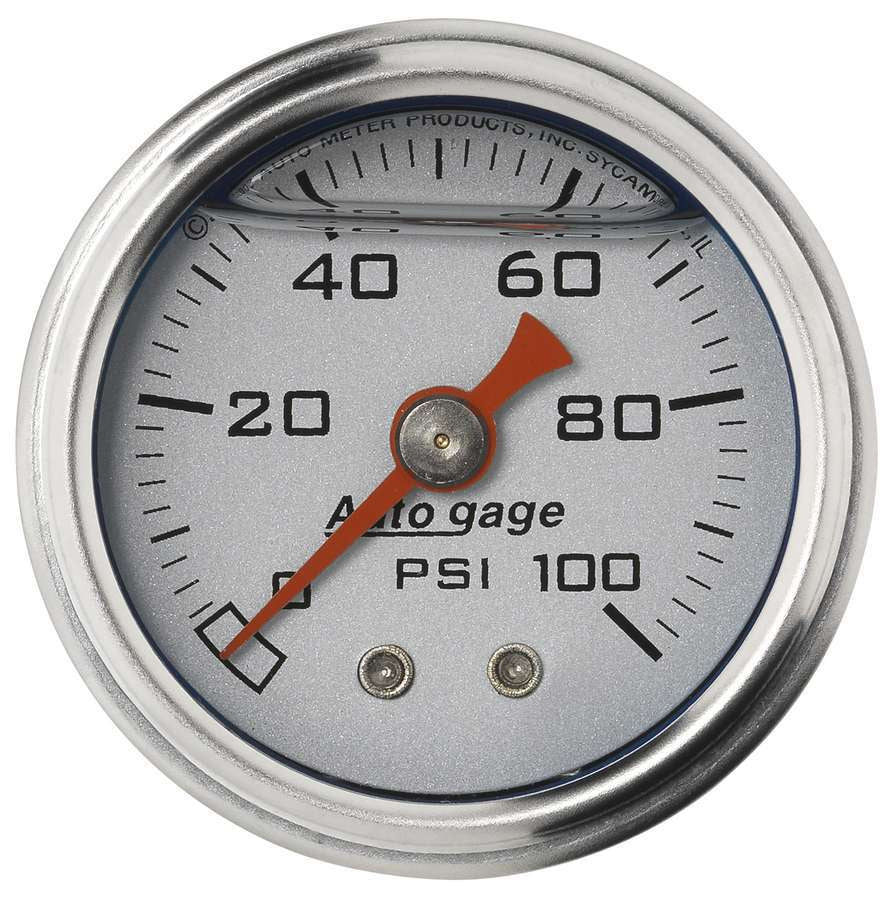 Silver Face Liquid Filled Auto Gage