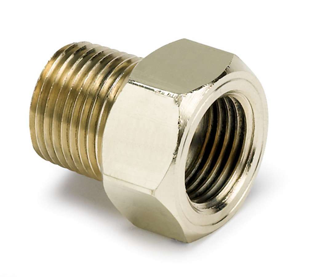 AutoMeter FITTING, ADAPTER, 3/8" NPT MALE, BRASS, FOR MECH. TEMP. GAUGE