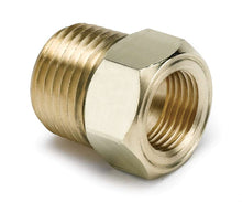 Cargar imagen en el visor de la galería, ADAPTADOR DE ACCESORIO AutoMeter, 1/2&quot; NPT MACHO, LATÓN, PARA INDICADOR DE TEMPERATURA MECÁNICO