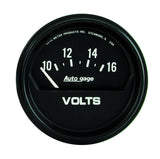 AutoMeter Traditional incandescent lighting illuminates around the perimeter of the dial