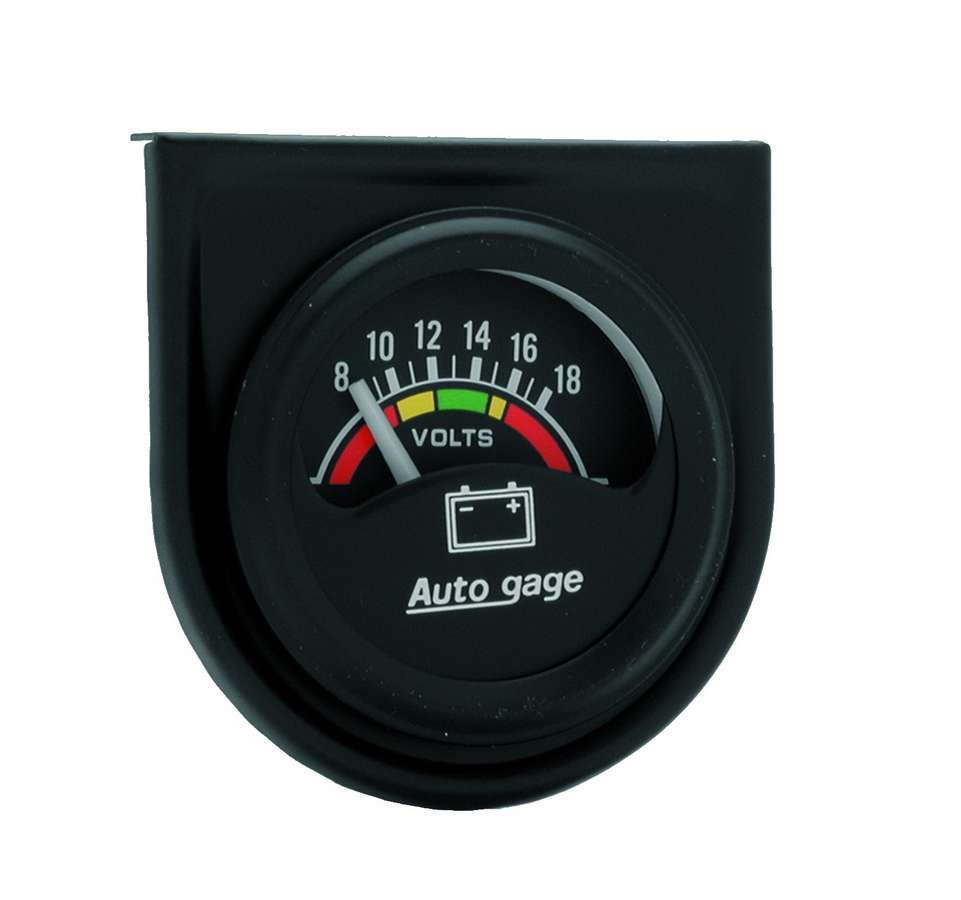 Electric Auto Gage, Analog Short Sweep - Black Face