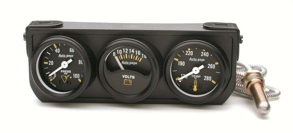 Gauge Panel Kit - 1.5" Black Face