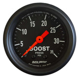 AutoMeter Traditional incandescent lighting illuminates around the perimeter of the dial