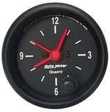 AutoMeter Traditional incandescent lighting illuminates around the perimeter of the dial