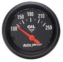 Cargar imagen en el visor de la galería, 2-1/16in Z-Series Oil Temp Gauge 100-250