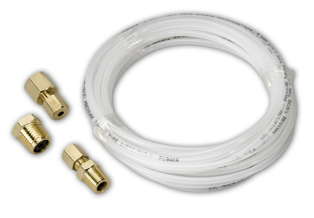 AutoMeter TUBING, NYLON, 1/8", 12FT. LENGTH, INCL. 1/8" NPTF BRASS COMPRESSION FITTINGS