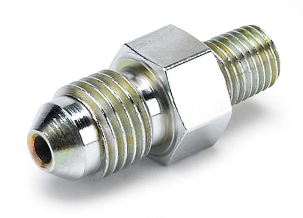 AutoMeter FITTING, ADAPTER, -4AN MALE TO 1/16" NPT MALE, FOR FORD FUEL RAIL