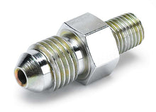 Cargar imagen en el visor de la galería, AutoMeter FITTING, ADAPTER, -4AN MALE TO 1/16&quot; NPT MALE, FOR FORD FUEL RAIL