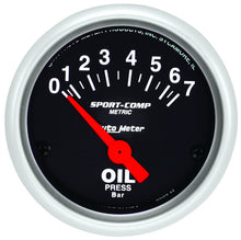 Cargar imagen en el visor de la galería, 2-1/16 Mini S/C Oil Pressure Gauge - Metric