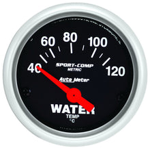 Cargar imagen en el visor de la galería, 2-1/16 Mini Sport Comp Water Temp Gauge -Metric