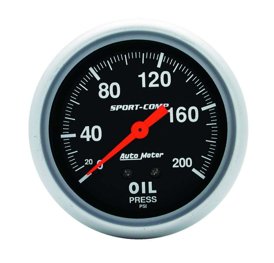 0-200 Oil Pressure Gauge