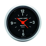 AutoMeter Traditional incandescent lighting illuminates around the perimeter of the dial