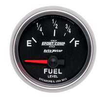 Load image into Gallery viewer, AutoMeter GAUGE, FUEL LEVEL, 2 1/16&quot;, 0OE TO 90OF, ELEC, SPORT-COMP II