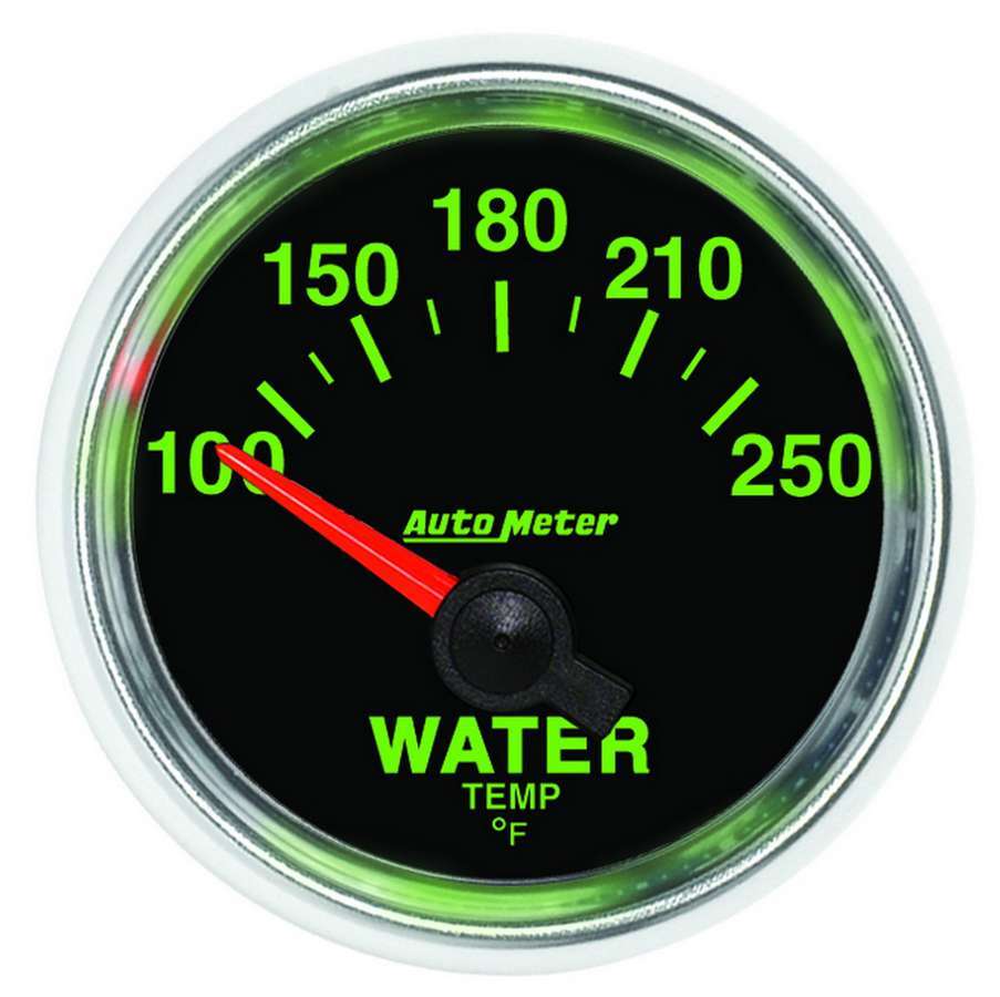 AutoMeter GAUGE, WATER TEMP, 2 1/16", 100-250?F, ELECTRIC, GS