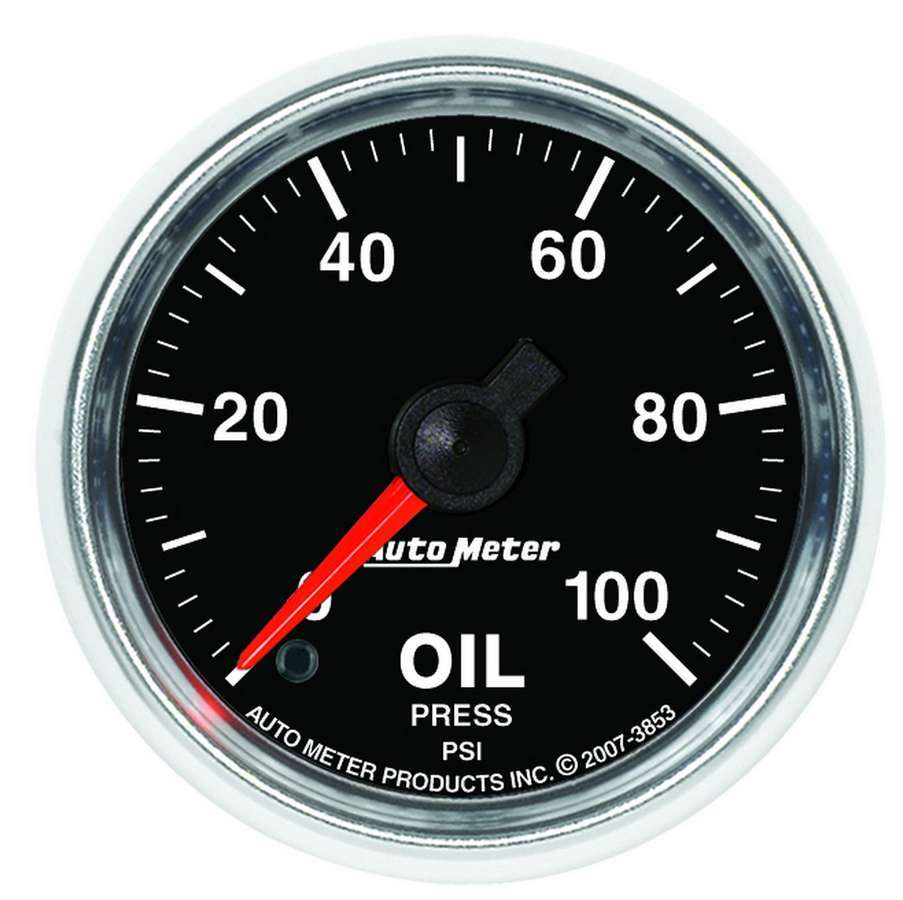 AutoMeter GAUGE, OIL PRESSURE, 2 1/16", 100PSI, DIGITAL STEPPER MOTOR, GS