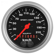 Load image into Gallery viewer, Speedometer 3-3/8in 225KM/H Sport-Comp