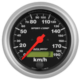 3-3/8 S/C 190KPH Speedo - Electric