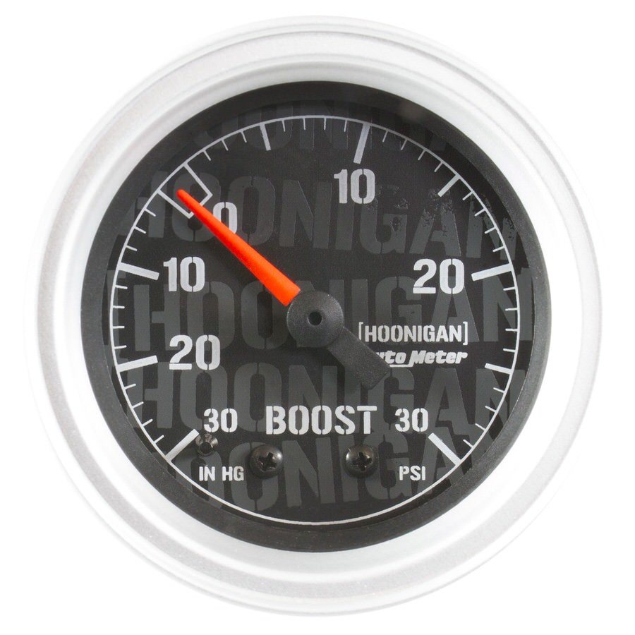 AutoMeter GAUGE, VAC/BOOST, 2 1/16" , 30INHG-30PSI, MECHANICAL, HOONIGAN