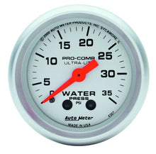 Load image into Gallery viewer, 2-1/16in U/L Water Pressure Gauge 0-35psi