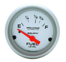 Load image into Gallery viewer, 2-1/16in Ultra-Lite Fuel Level Gauge