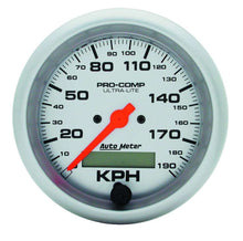 Cargar imagen en el visor de la galería, 3-3/8in U/L Speedometer 190KPH Metric