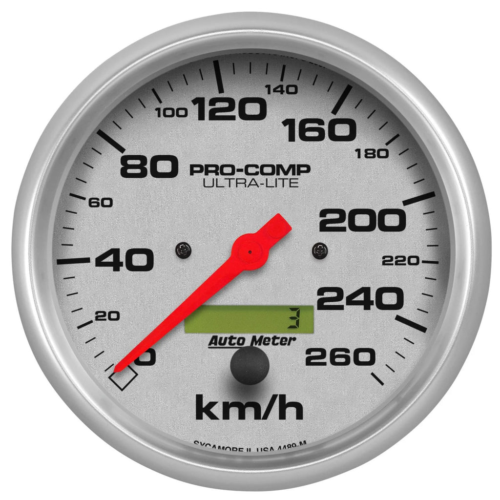 5in U/L Speedometer - 260KPH Metric