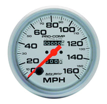 Load image into Gallery viewer, AutoMeter GAUGE, SPEEDOMETER, 5&quot; , 160MPH, MECHANICAL, ULTRA-LITE