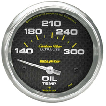 Cargar imagen en el visor de la galería, 2-5/8in C/F Oil Temp. Gauge 140-300