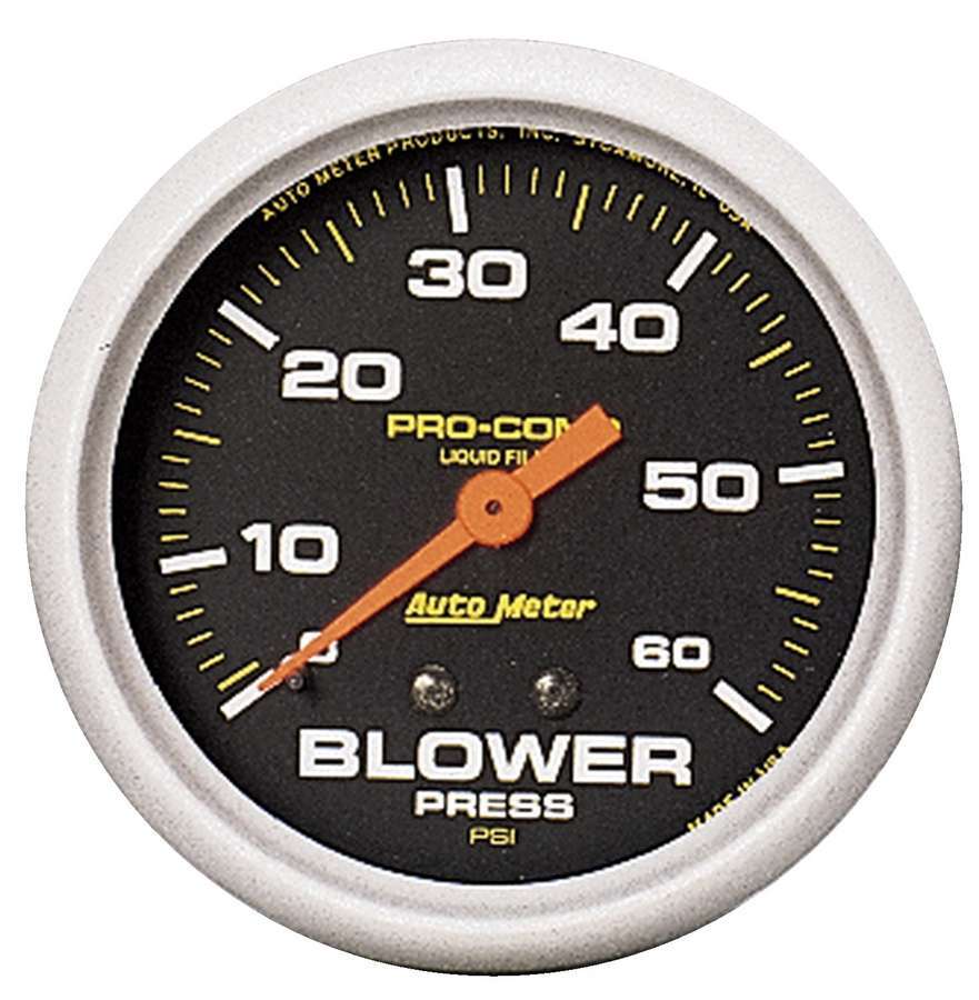 Gauge 0-60 PSI Pro-Comp Analog Liquid Filled