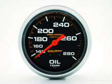 Cargar imagen en el visor de la galería, AutoMeter GAUGE, OIL TEMP, 2 5/8&quot; , 140-280 Degrees F, LIQUID FILLED MECH, 12FT., PRO-COMP