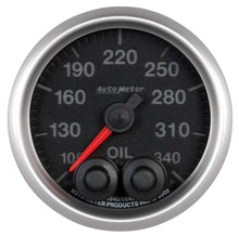 Load image into Gallery viewer, AutoMeter GAUGE, OIL TEMP, 2 1/16&quot;, 340?F, STEPPER MOTOR W/PEAK &amp; WARN, ELITE