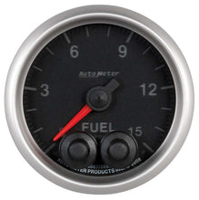 Cargar imagen en el visor de la galería, AutoMeter GAUGE, FUEL PRESS, 2 1/16&quot;, 15PSI, STEPPER MOTOR W/PEAK &amp; WARN, ELITE