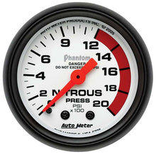 Load image into Gallery viewer, 2-1/16in Phantom Nitrous Pressure Gauge