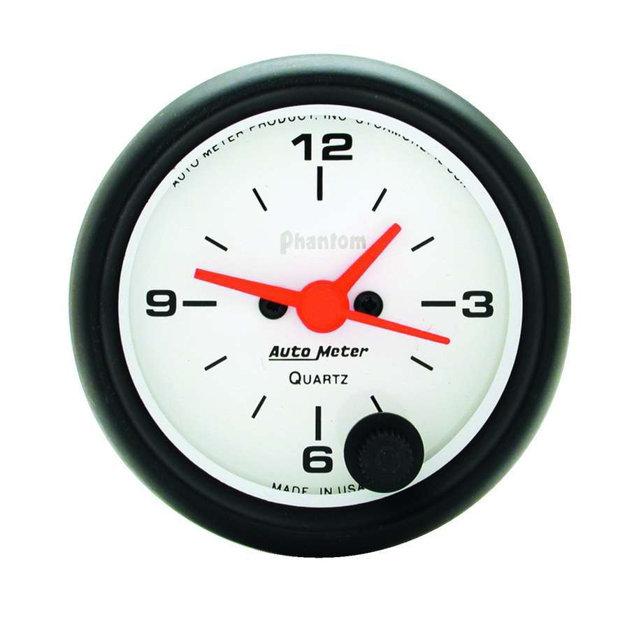 AutoMeter Traditional incandescent lighting illuminates around the perimeter of the dial