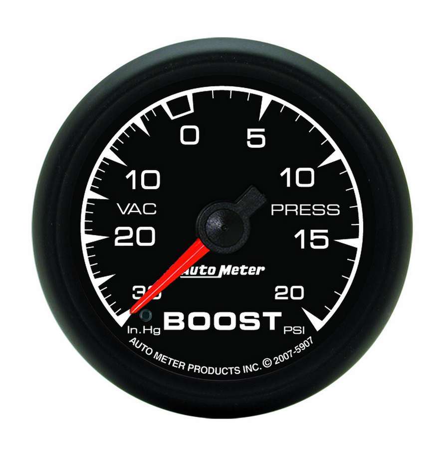 AutoMeter GAUGE, VAC/BOOST, 2 1/16" , 30INHG-20PSI, MECHANICAL, ES