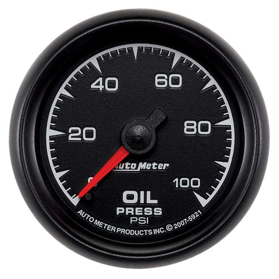 AutoMeter GAUGE, OIL PRESSURE, 2 1/16", 100PSI, MECHANICAL, ES