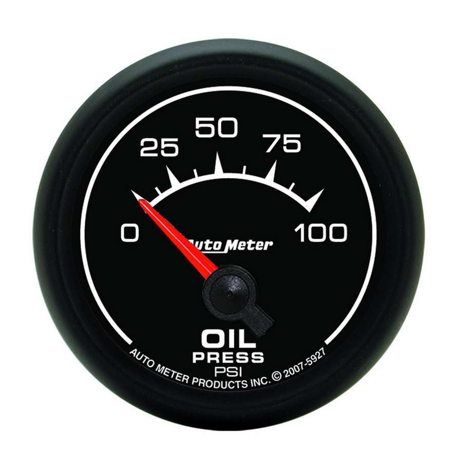 AutoMeter GAUGE, OIL PRESSURE, 2 1/16", 100PSI, ELECTRIC, ES